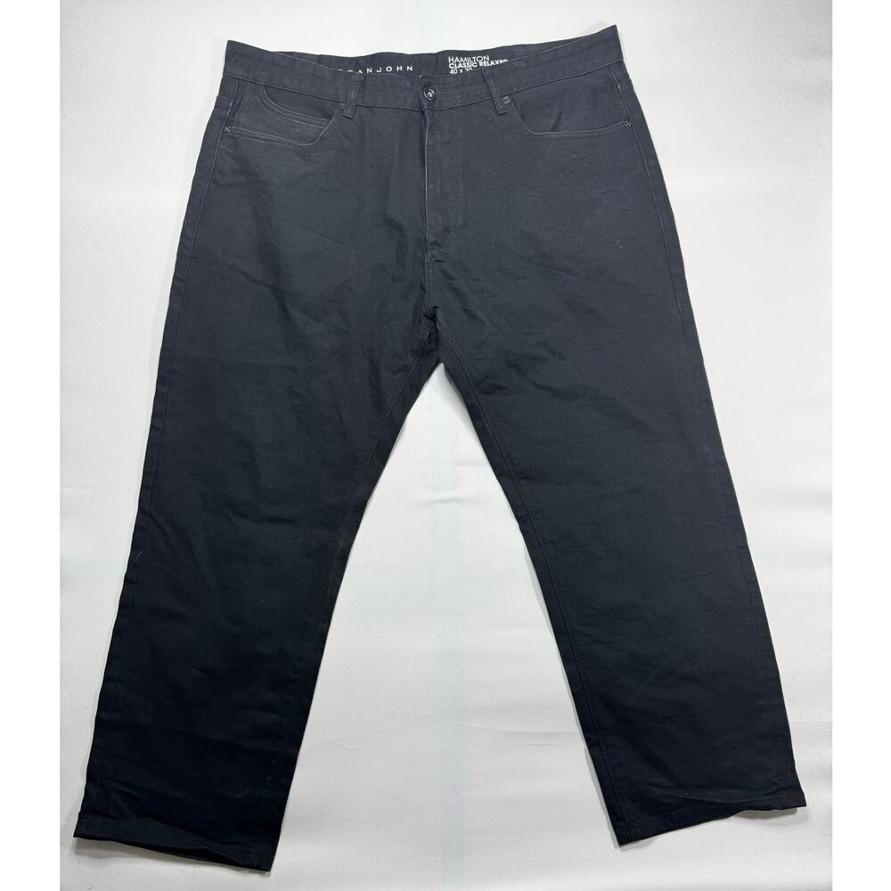 Sean John Men's Hamilton Classic Relaxed Black Denim Jeans - Size 40x30 (40x29)